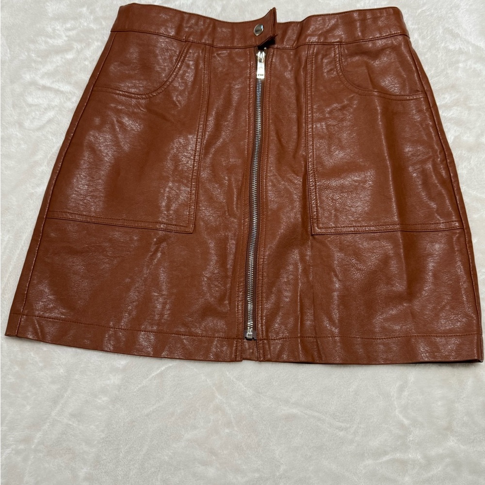 HYFVE Brown Mini Skirt Casual Night Out